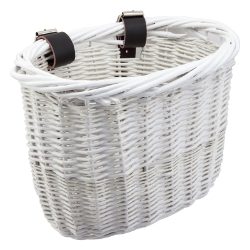 BASKET SUNLT FT WILLOW MINI WHT STRAP-ON9.75x6x7.5 