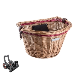 BASKET SUNLT FT WICKER HONEY-RD QR 