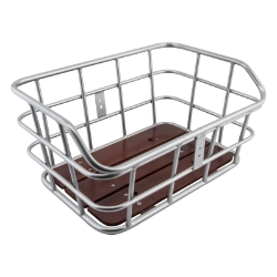 BASKET SUN TRIKE REP BAJA ALY SILVERW/WOOD BASE 