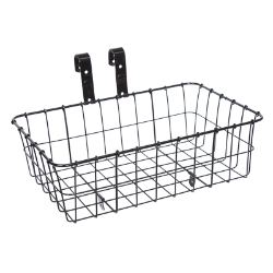 BASKET WALD 137 STD SMALL-15x10x5 BLK W/BRACES&HRDWR 