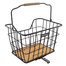 BASKET BASIL RR RACTOP ALY NORLAND MIK w/HANDLE BK/BN 