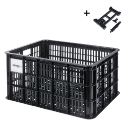 BASKET BASIL RR RACTOP CRATE MIK L 40L BK RECYCLED MATERIAL 