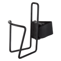 BOTTLE CAGE TWO FISH QR f/24oz VINYL BK 