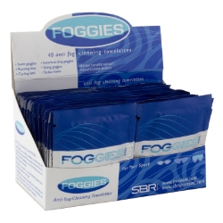 CLEANER SBR SPORTS FOGGIES ANTIFOG WIPE BXof48 