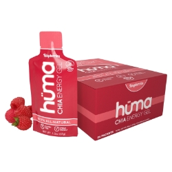 FOOD HUMA CHIA ENERGY GEL RASPBERRY BXof24 