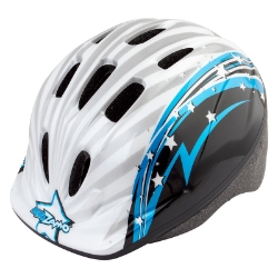 HELMET KIDZAMO BIKE SM-MD STARS 