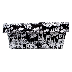 BASKET LINER C-CANDY TRIKE HIBISCUS BK/WH 