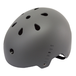 HELMET AERIUS SKID LID SKATE S/M GY 