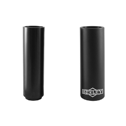 AXLE PEG SUNDAY SEELEY PC 4.75in FULL ALY w/3/8 ADAPTER BK 