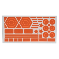 REFLECTOR SUNLT STICK ON SHAPES OR 