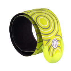 CLOTHING LEG BAND NITEIZE SLAPLIT RECHARGEABLE LED SLAP WRAP N-YL w/GN-LED 