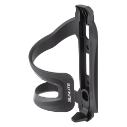 BOTTLE CAGE SUNLT FLIPPER UNIVERSAL SIDE LOAD BK 