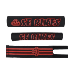 PAD SET SE BIKES BK/RD 