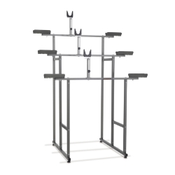 DISPLAY STAND MIN 971-3HU TIER 3-BIKE TALL GY 
