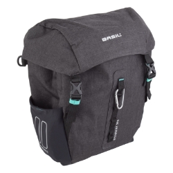 BAG BASIL PANNIER DISCOVERY 365D M SINGLE HOOK-ON BK 