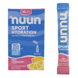 FOOD NUUN ELECTROLYTE SPORT PWDR PINK LEMONADE BXof10 