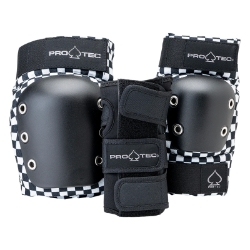 PAD SET PROTEC STREET JR ELBO/KNE/WRST Y-SM CHECK 