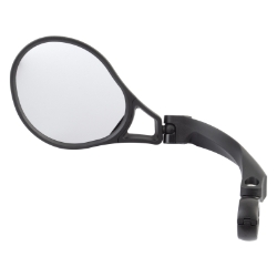 MIRROR SUNLT HIGH IMPACT eHD CLAMP-ON LH BK 