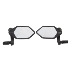 MIRROR SUNLT HIGH IMPACT eHD BAR-END PR BK 