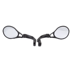 MIRROR SUNLT HIGH IMPACT eHD CLAMP-ON PR BK 