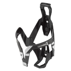 BOTTLE CAGE ELITE CUSTOM RACE X GLOSS-BK/WH 