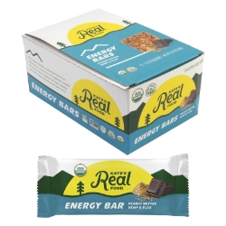 FOOD KATES REAL BAR ENERGY P-BUTR HEMP FLAX BXof12 