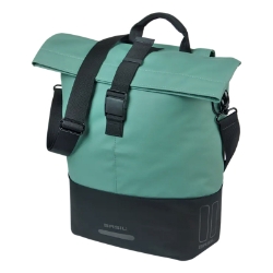 BAG BASIL PANNIER COVE SHOPPER SINGLE 14-16L MIK HOOK SL-GN/BK 