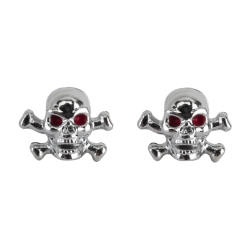 VALVE CAPS TRIKTOPZ SKULL/BONE CP 1pr/PK 