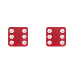 VALVE CAPS TRIKTOPZ DICE-RED 1pr/PK 
