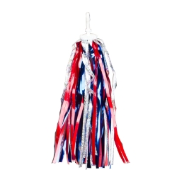 STREAMERS SUNLT LASER RD/SIL/BLUE 