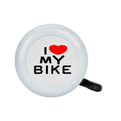 BELL SUNLT I LOVE MY BIKE WHT 