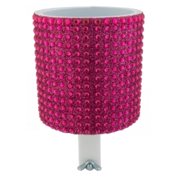 DRINK HOLDER C-CANDY RHINESTONE HOTPINK 
