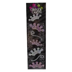 DECAL C-CANDY RHINESTONE PRINCESS/CROWN 