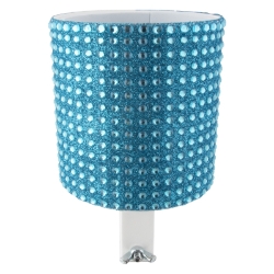 DRINK HOLDER C-CANDY RHINESTONE BLUE 