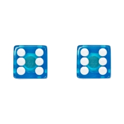 VALVE CAPS TRIKTOPZ DICE CLR-BU 1pr/PK 