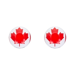 VALVE CAPS TRIKTOPZ FLAG CANADA 1pr/PK 