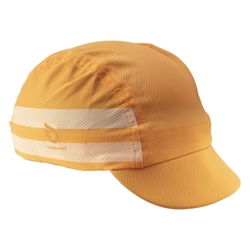 CLOTHING CAP H/S CYCLE CAP STRIPES MANDARIN OR 