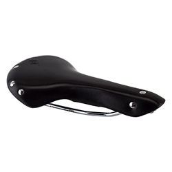 SADDLE OR8 CLASSIC RD LEATHER BLK 