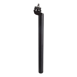 SEATPOST BK-OPS FLUTED 27.2x350 w/CLMP BK-ANO 