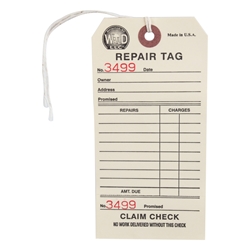 WALD PRODUCTS #700 Repair Tags 