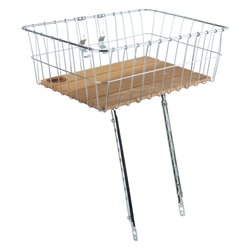 BASKET WALD 1392WW STD LARGE-18x13x6 WOODY w/MULTIFIT BRACES + 2pc HB CLAMPS FOR UP TO 31.8mm HB 