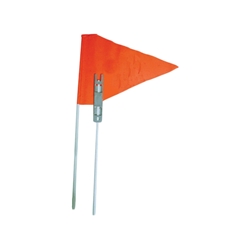 SAFETY FLAGS 1pc 72in DELUXE MADE IN USA BXof25 