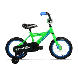 Apollo Flipside 14 inch Kids Bicycle, Green 