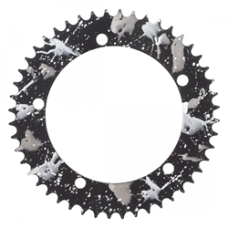 CHAINRING OR8 SPLAT TRK 144mm 46T ALY 1/8 BK-ANO w/SL/WH 